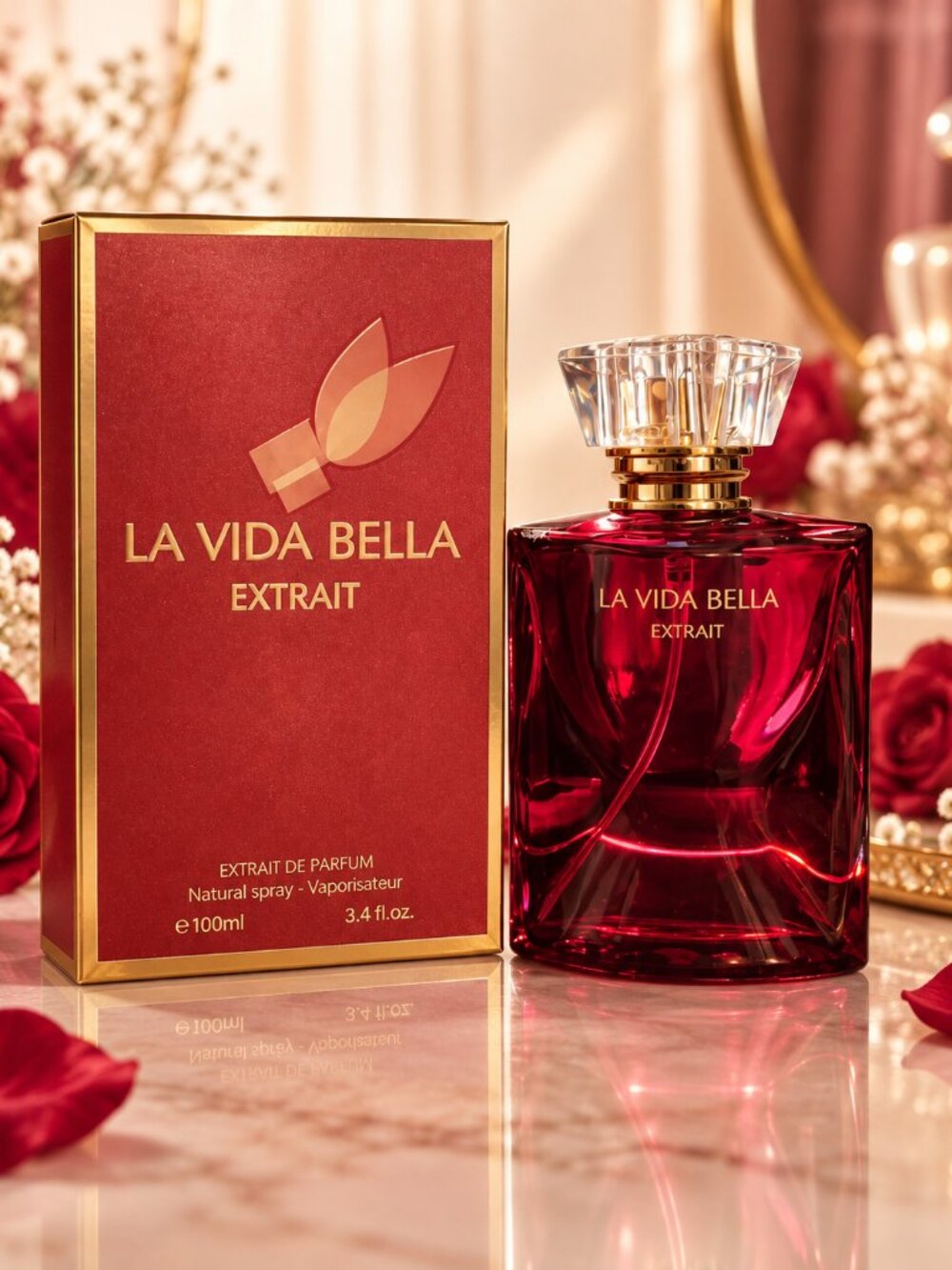 La Vida Bella Extrait By Fragrance Couture for Women’s EDP 3.4 oz / 100 ml